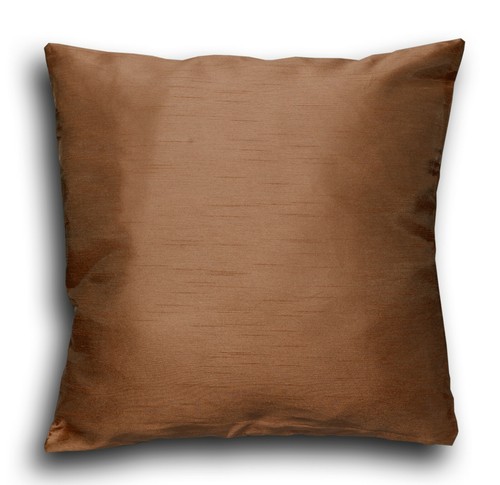 Cushion covers plain faux silk - cushion,