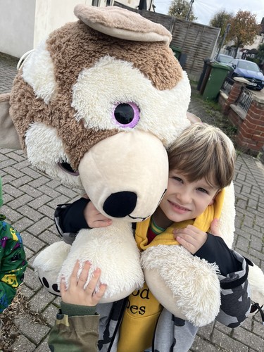 Giant big husky dog - giant,