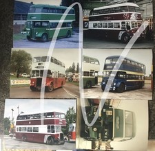 Vintage Double Deck Bus 6 Photos AEC Leyland Dennis Guy @ Rallys 1990-00s