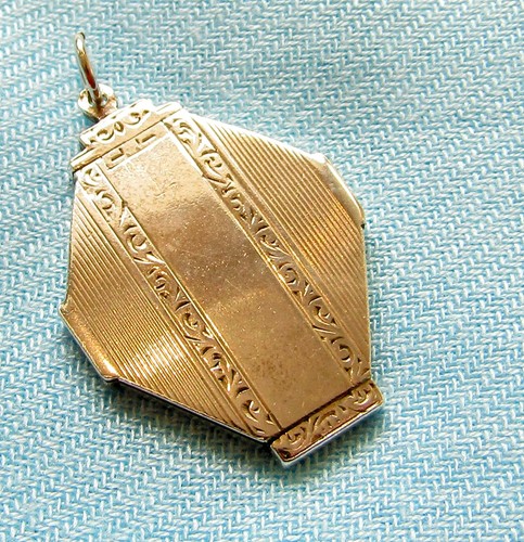 Locket art deco - art,