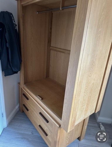 Double light oak wardrobe - , 2