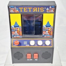 Tetris Mini Arcade Cabinet Game - Retro Gaming Classic Gameplay & Sound Effects