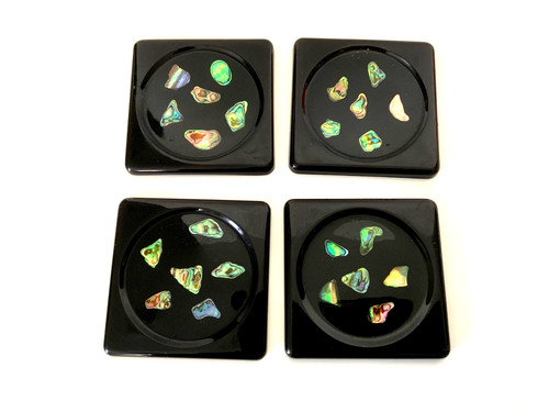 Vintage paua shell fern - vintage,