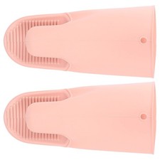  2 Pcs Gloves Heat Resistant Proof Microwave Hand Mitts Non-slip Oven