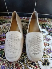 ladies Footglove slip-on suede shoes size 3 in beige. Wider Fit