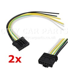 2 x Citroen Dispatch 2007 To 16 Rear Tail Light Lamp Bulb Holder Wiring Harness