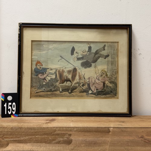Antique hand coloured - hand,