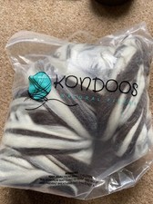 Natural wool roving
