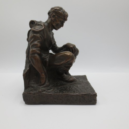 Single bookend wwi soldier - single,
