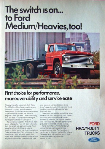 Ford heavy duty trucks - ford, 1969