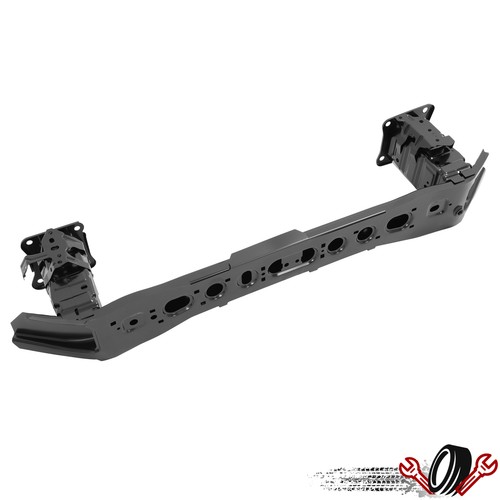 Black front steel bumper - front,
