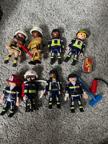 Playmobil fire station family - station,