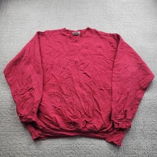 Hanes Sweatshirt Mens XL Red