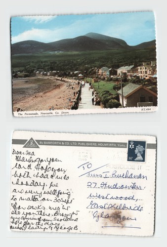 Postcard the promenade - -,