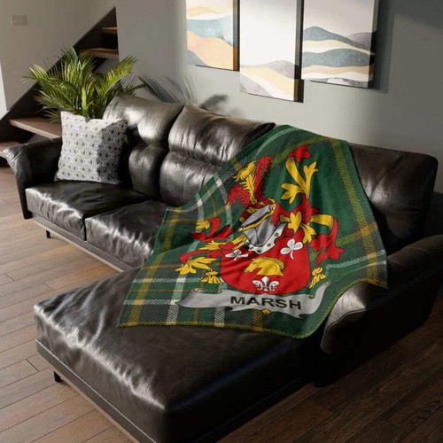 Marsh family crest irish - crest,