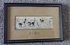 Antique stevengraph woven silk - woven,