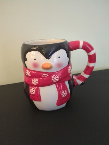 Hand painted penguin christmas - hand,