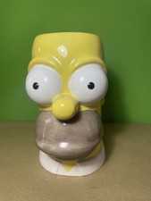 The Simpsons Homer Simpson 3D ceramic Mug Cup Coalport. 2006