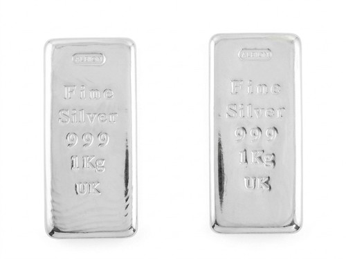 Albion silver 1kg bars 999 - silver, 2x