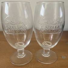 2 x Stella Artois  Embossed