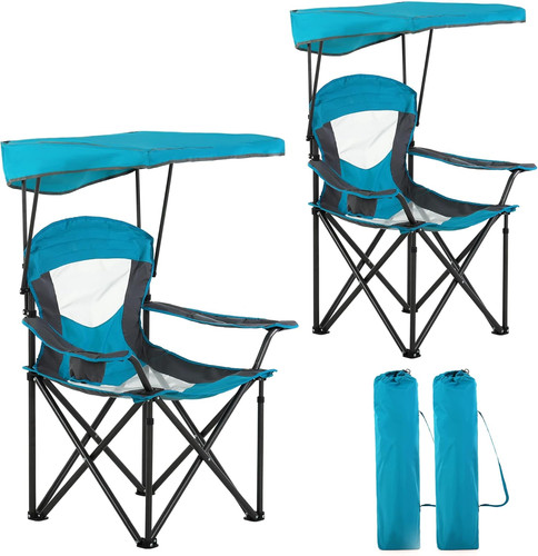 Camp chair with shade - camp,