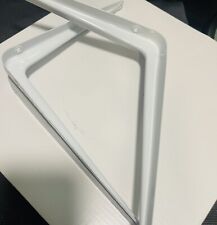Pair of White Shelf Brackets ~ Surpports / Shelving / L - Brackets  10" x 8"