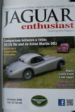 Jaguar Enthusiast, October 2016: XK120 v Aston Martin DB2 Coupe, E Type, 