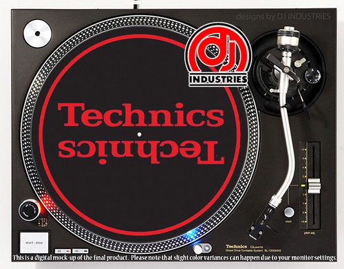 Technics mirror red - red, on
