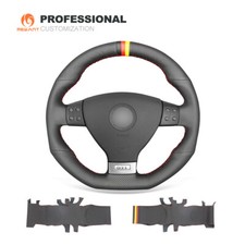 DIY Black Leather Car Steering