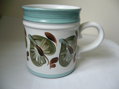 Denby hand painted vintage mug - painted,