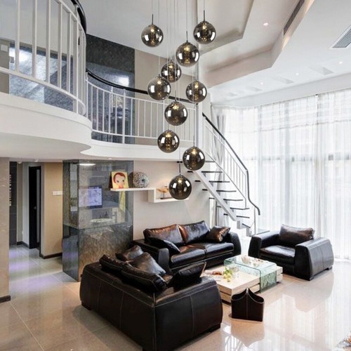 Stair chandelier lighting - stair,
