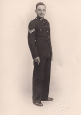 Post WW1 British Soldier Photo