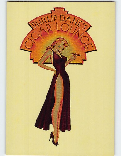 Postcard phillip danes - phillip, cigar