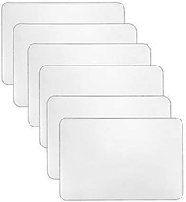 6 Pcs Clear Plastic Placemats