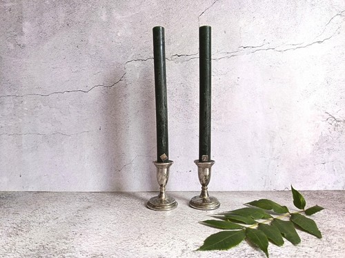 Pair vintage silver plated - of,