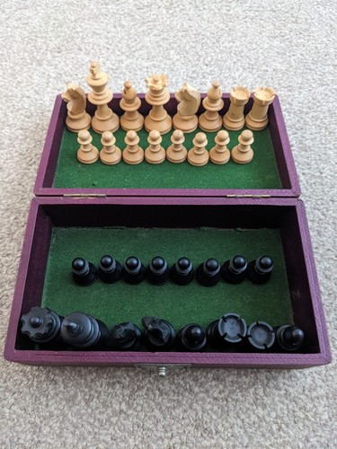 Wooden chess pieces set - chess,