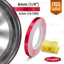 6mm 1/4" Striping PIN STRIPE Tape Car Motorcycle WHEEL RIMS Decal Vinyl Stickers