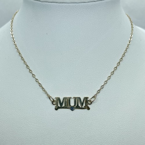 9ct yellow gold mum - yellow,