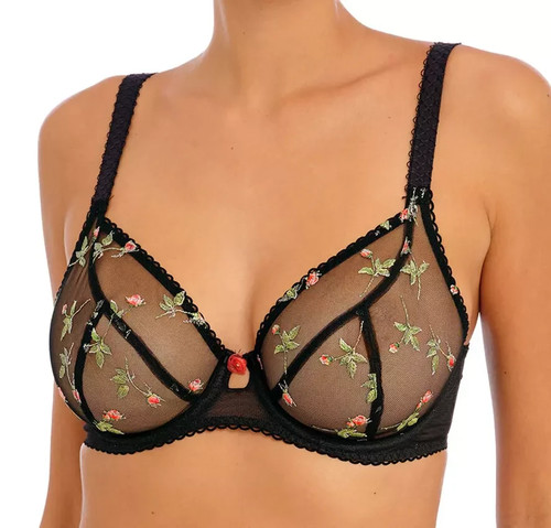 Freya rose blossom bra - bra, black