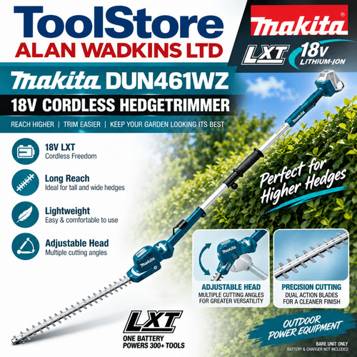 Makita 18v pole hedgetrimmer - makita,