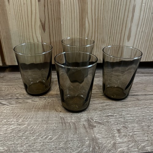 Vintage smoked glass small - glass,