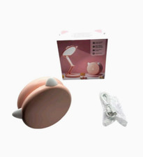 LED Desk Lamp Rechargeable Lamp 3600mAh Battery Lamp Foldable Reading Light PINK