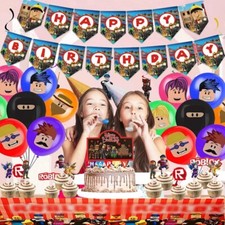 Robot Blocks Party Decoration