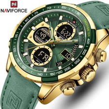 Mens Leather Military Sport