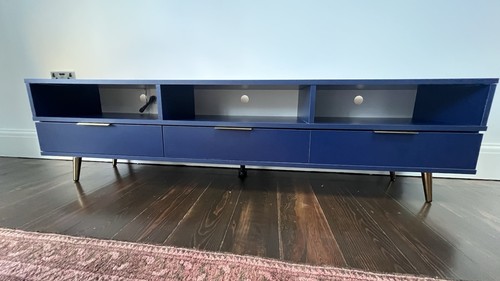 Navy blue unit side - unit, board