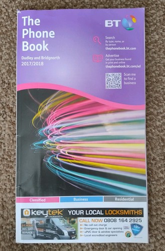Telephone directory dudley - bt,