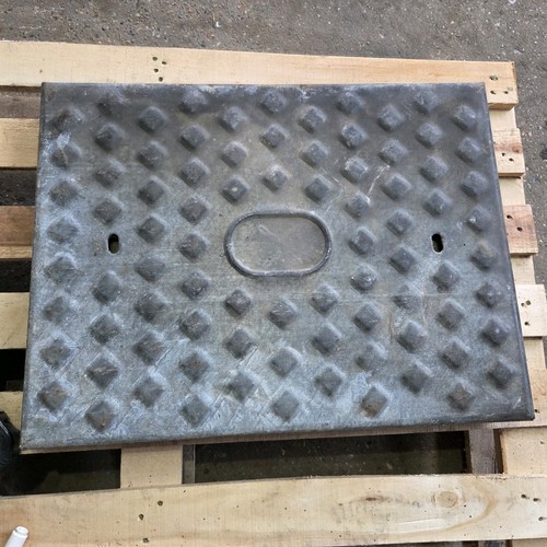 Galvanised manhole cover - cover, 620mm
