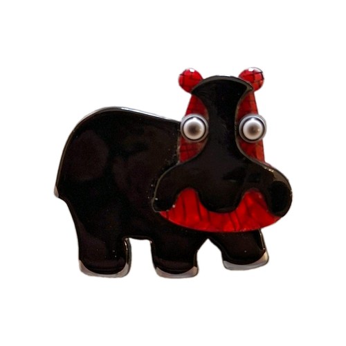 Lea stein genuine brooch - lea,