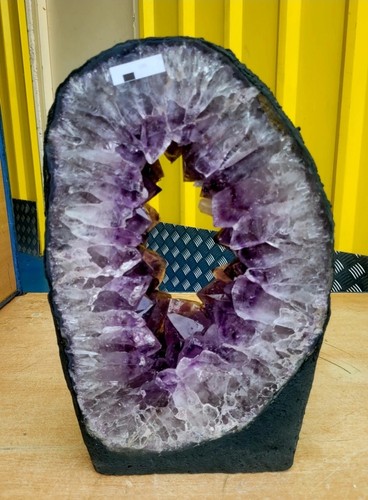 Amethyst portal geode - geode, ring