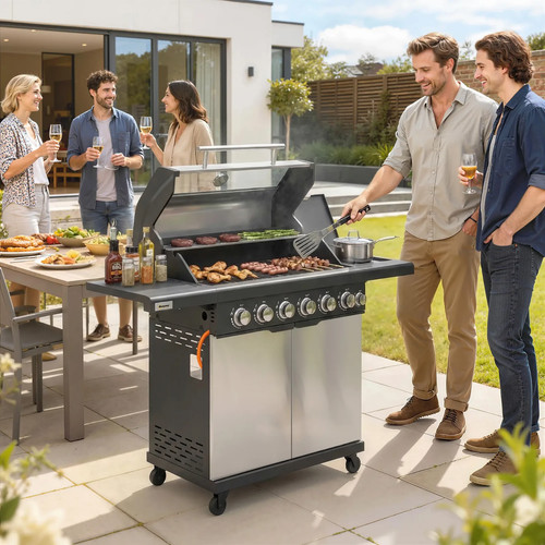 7burner gas bbq grill - 7burner,